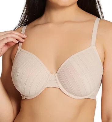 Sujetador Natori Mujer Talla 34DD Nuevo Ajuste Completo Espaciador Sujetador con Aros Crema Tostado Beige Foto 1 de 4