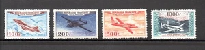 France 1954 old set Aviation airmail stamps (Michel 987/90) MNH - Picture 1 of 2