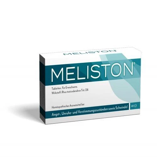 PHARMASGP GMBH MELISTON 40 Tabletten bei Angst-, Unruhe-, Verstimmungszuständen Schwindel