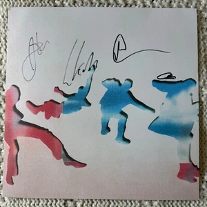 5 Seconds of Summer 5SOS5 WHITE Vinyl SIGNED Rare Autographed Art Print Newbury - Picture 1 of 3