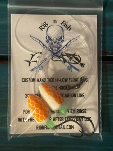 "Super Sand Flea" Impianti di Pesca Hi-Low Galleggianti Proiettili Pompano Whiting Snappers - Foto 1 di 22