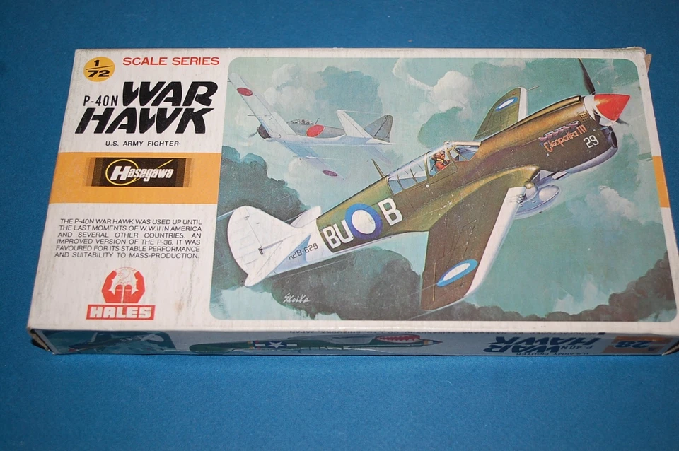 HASEGAWA A28 - P-40N War Hawk US Army Fighter scala 1/72 - Immagine 1 di 1
