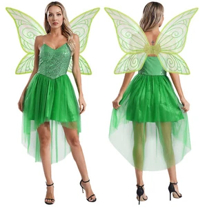 Women Dresses Irregular Hem Dress Butterfly Wings Fairytale Ball Gown Prom - Picture 1 of 31