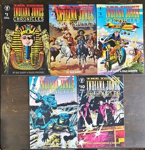 The Yound Indiana Jones Chronicles Dark Horse Comics Lot of 5 Different - Picture 1 of 1