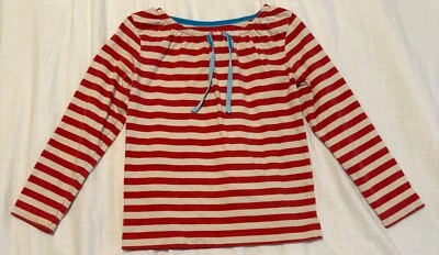 Mini Boden Striped Top Girls Size 2/3 - Image 1 of 2