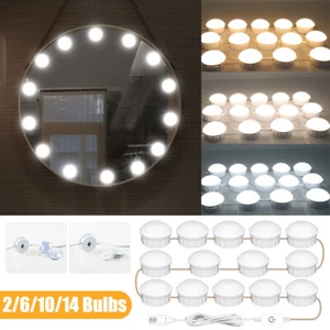 LED Schminkspiegel Licht Lichterkette Spiegel Make-Up Schminktisch Beleuchtung - Bild 1 von 28
