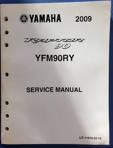 Yamaha 2009 Raptor 90 YFM90RY Factory Service Manual 5 - Bild 1 von 12