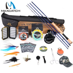 Maxcatch Saltwater Fly Fishing Rod and Reel Combo 9FT 8-10WT Complete Outfit - Picture 1 of 8