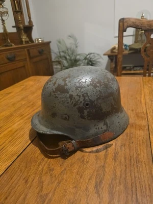 Original Ww2 German M35 Et64 1116 Helmet - Image 1 of 4