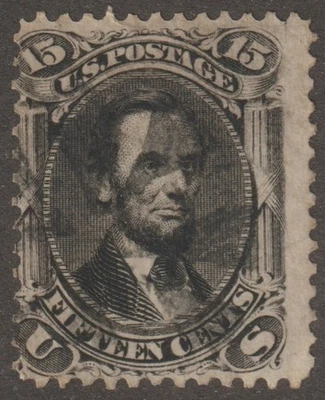 Lincoln CV $175 EDROOM-21289 US 77 usado 1861-66 Foto 1 de 2