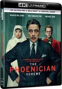 THE PHOENICIAN SCHEME [4K UHD + Blu-ray + Digital, 2025] w/Bonus Features & NEW! - Picture 1 of 4