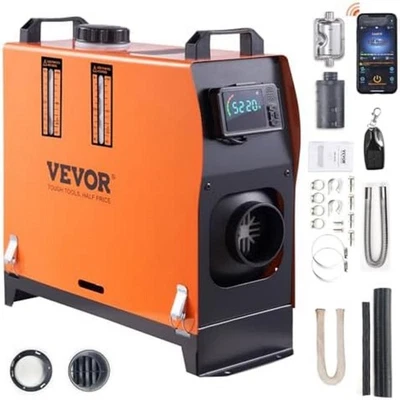 Дизельный обогреватель 8 кВт все в одном, дизельный воздушный обогреватель с управлением через приложение Bluetooth, порт - Изображение 1 из 4