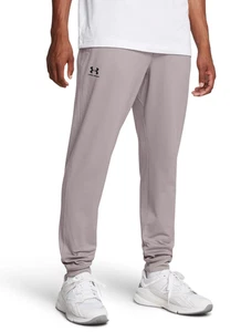 NWT MEN UNDER ARMOUR 1290261 015 UA SPORTSTYLE TRICOT JOGGER TETRA GREY PANT - Picture 1 of 5