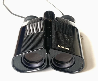 Nikon Compact Binoculars 9x25 5.6° Japan with Case - Image 1 of 4