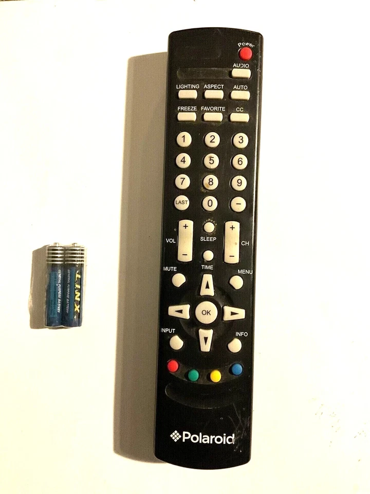 Original Genuine POLAROID P4084-2 TV Remote Control with batteries - Image 1 of 1