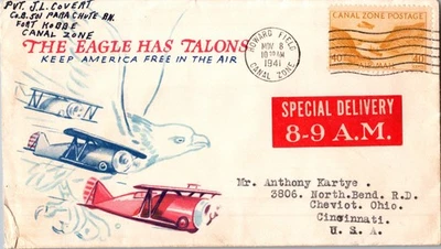 EE. UU. - ZONA CANAL Entrega Especial 1941 Colorido Foto 1 de 2