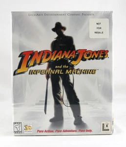 SEALED 1999 Indiana Jones and the Infernal Machine LucasArts Big Box PC - Picture 1 of 6
