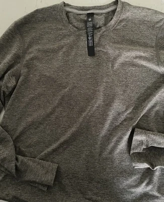 Camisa Jersey Suave Lululemon Para Hombre Talla Grande Marrón Manga Larga Usada Foto 1 de 3