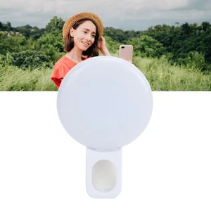 Mini Selfie Light Clip-On Regulowana jasność Światło do selfie do telefonu komórkowego CB - Zdjęcie 1 z 24