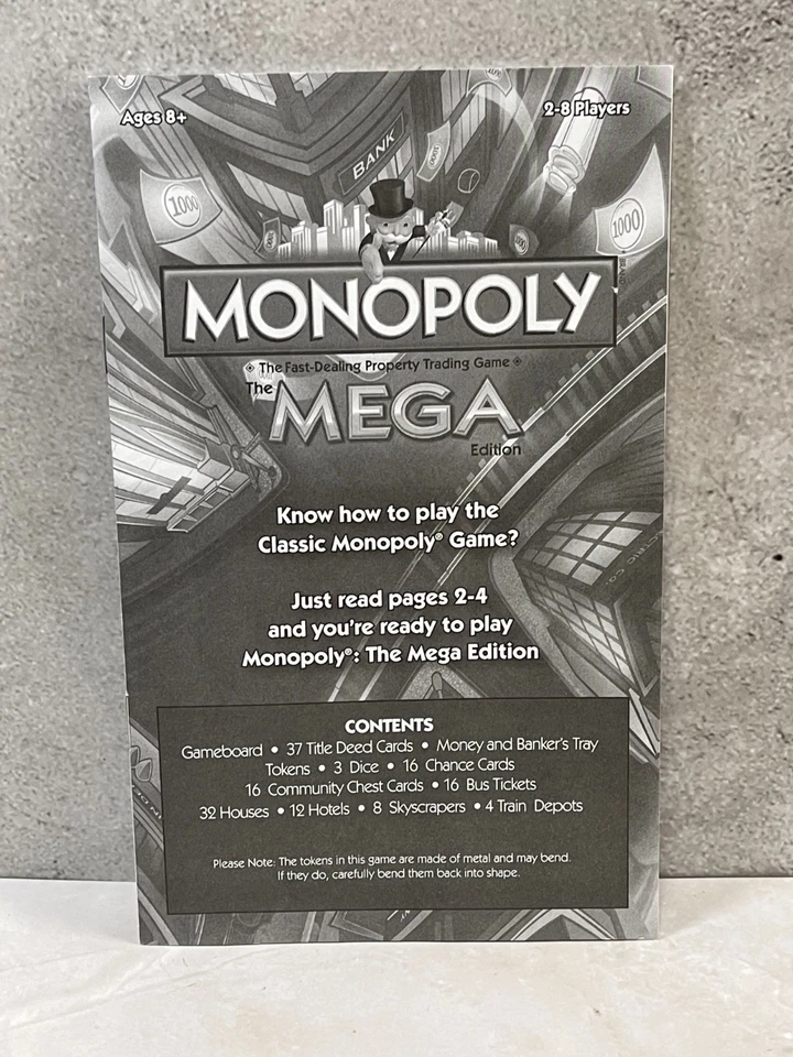 Monopoly Mega Edition 2013 - Ersatzanleitung - Bild 1 von 1