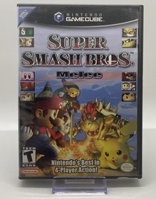 Super Smash Bros Melee (Nintendo GameCube, 2001) Complete With Manual & Insert