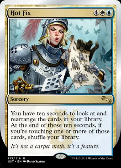 Hot Fix -Foil Light Play MTG Unstable - Image 1 of 1