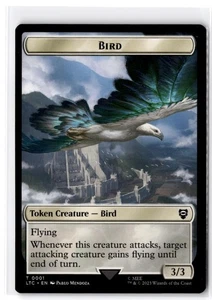 Commander: The Lord of the Rings #1 // 2 Bird // Goat Double-Sided Token - Picture 1 of 2