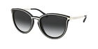 Michael Kors Brisbane MK1077 10148G Sunglasses Women's Gold/Black/Grey 54mm
