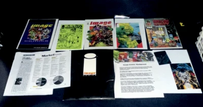 WILDCATS #0 ASHCAN IMAGE COMICS SCENE CATALOG 1994 HIGH GRADES REPORTS FOLDER + - Image 1 of 4