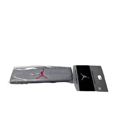 Vintage Air Jordan Jumpman Gray Sweatband Basketball Unisex Headband One Size - Image 1 of 4