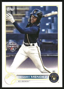 2022 Topps Pro Debut #PD128 Hendry Mendez