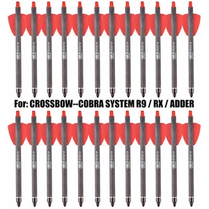 12X 7.5" Crossbow Bolts Carbon Shaft Arrows Archery Hunting for COBRA SYSTEM R9 - Picture 1 of 6