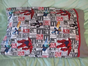 Disney Big Hero 6 Baymax Hiro Honey Cotton Handmade Standard Queen Pillowcase - Picture 1 of 2