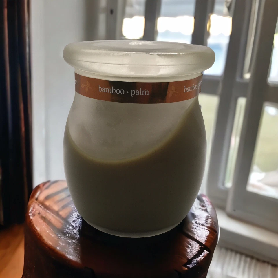 Vela Illuminations retirada PALMA DE BAMBÚ, 13,5 oz Yankee Candle 100 horas de combustión difícil de encontrar Foto 1 de 4