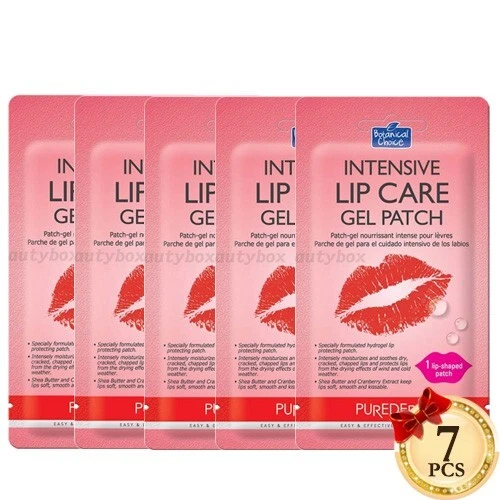 ПЛАСТЫРЬ ДЛЯ ГУБ ГЕЛЬ гидрогель интенсивный уход за губами гель пластырь 7 шт гидрогель пластырь для губ новый - Изображение 1 из 4