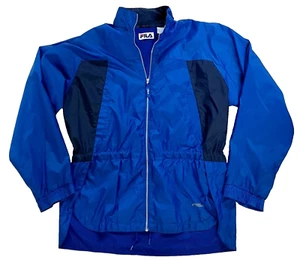 VTG Fila Womans Jacket Sz L Elastic Waist Pockets Training Travel Running - Picture 1 of 6