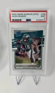 2020 Donruss Optic Jalen Reagor Rated Rookie 165 PSA-Graded 9 Mint Card - Picture 1 of 2