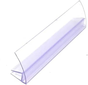 Shelf Edge Clear PVC Sign Holder 2 7/8" Wide x .875" Tall 50 per Bag Angled Face - Picture 1 of 2