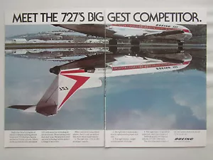10/1977 PUB BOING 727 727-200 AIRLINE AIRLINES AIRPLANE ORIGINAL AD - Picture 1 of 1