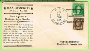 USS Stansbury DMS 8 February 12 1941 - Picture 1 of 1