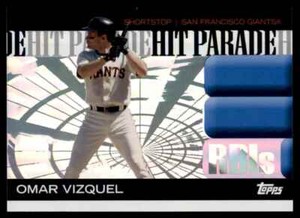 2006 Topps Hit Parade #HIT8 Omar Vizquel (B) San Francisco Giants