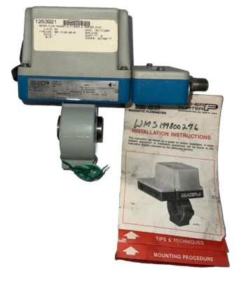 MEDIDOR DE FLUJO BAILEY FISHER PORTER 10D1476PH04PM29AY13A1112D1X1 5,367 GPM 1/4 PULGADAS Foto 1 de 4