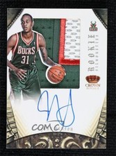 2012 Panini Preferred Silhouettes Prime 4/25 John Henson Rookie Patch Auto RC