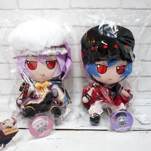 Touhou Project Remilia Fran Scarlet Plush Doll Fumo Fumo LostWord 2 Set w/ badge - Picture 1 of 17