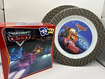 Disney Pixar Cars Placas de Melamina (2) y Rompecabezas de 24 Piezas El Mundo de los Coches Foto 1 de 4