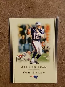 2002 Fleer Premium All-Pro Team #25 Tom Brady 0015/1000 - Picture 1 of 2