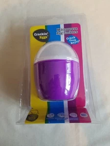 Crackin' Eggs: Viola Forno a Microonde Cuoci Uova Nuovo Accessorio Utensile da Cucina - Foto 1 di 2