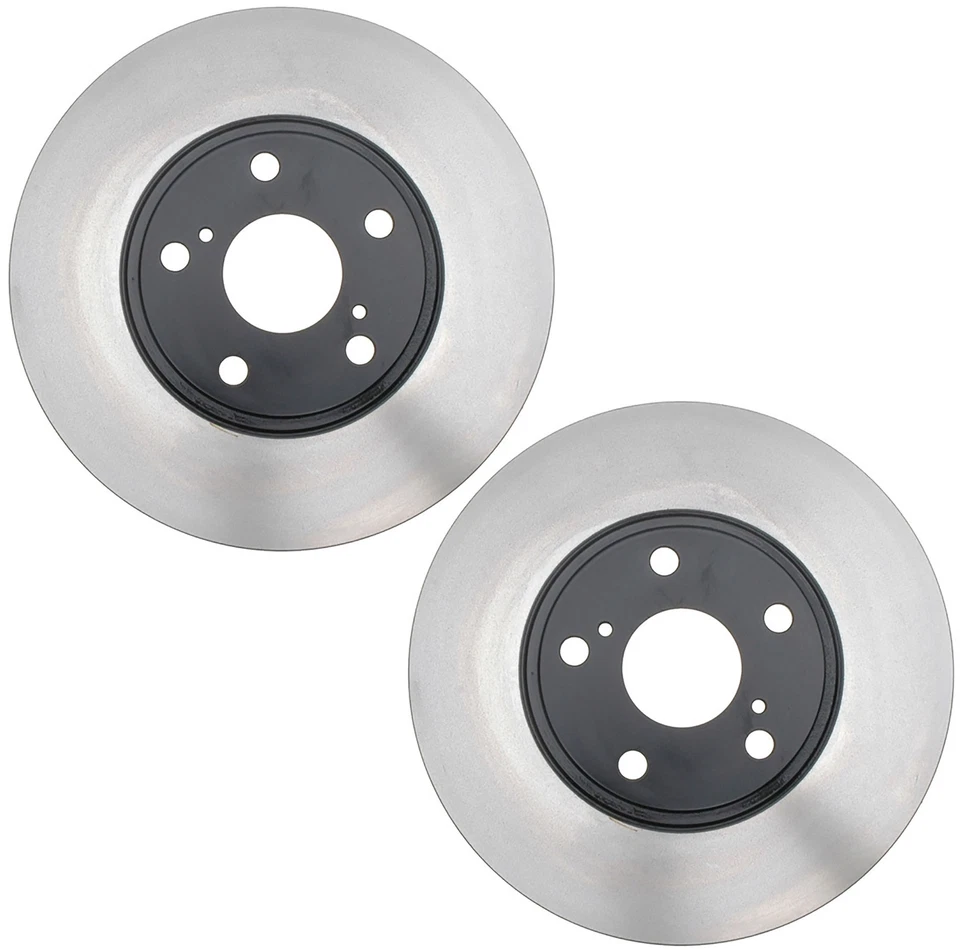Juego de 2 rotores de freno de disco recubiertos delanteros ACDelco para Toyota Highlander 01-07 Foto 1 de 1
