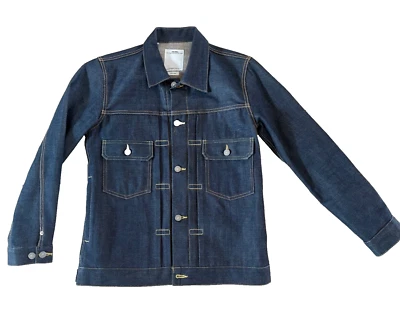 Visvim 101 Denim Jacket, Jeans, Size 2, Medium, Blue - Image 1 of 4