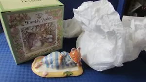 Brambly hedge DBH24 Mr Saltapple figure come nuovo imballato 1° qualità top hat backstamp - Foto 1 di 7